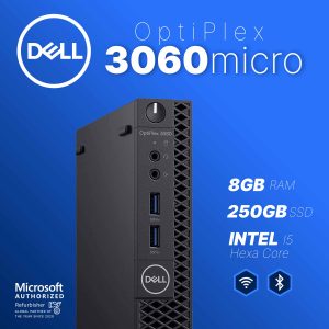 Dell Optiplex 3060 Micro Computer Intel i5 8GB RAM SSD-0