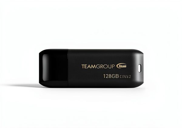 TEAMGROUP C175 USB Flash Drive 128GB Unibody Design Black-0