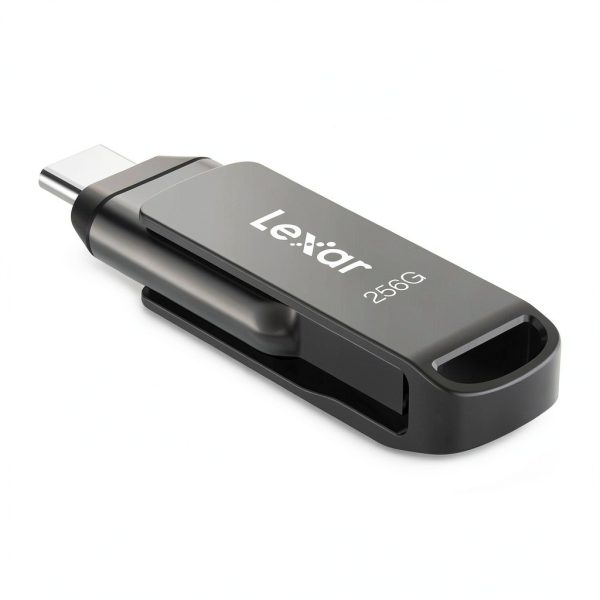 Lexar JumpDrive D400 Dual USB Flash Drive Fast Secure-2