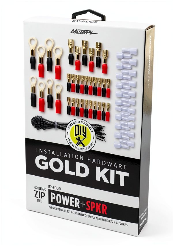 Metra Gold Hardware Kit Car Audio Installation Amplifier-4