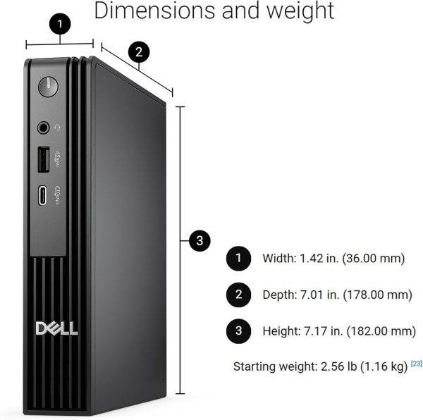 Dell Pro Micro Desktop Intel Core Ultra 5 32GB 1TB SSD-6
