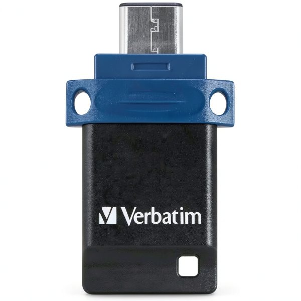 Verbatim Dual USB Flash Drive 128GB USB C Storage Mobile-6