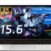 Gezoon 15.6 Inch Laptop 12GB RAM 512GB SSD 2K FHD-0