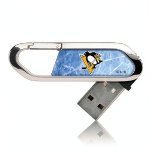 Pittsburgh Penguins USB Flash Drive Keyscaper Ice Flood Clip-0