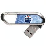 Edmonton Oilers Ice Flood Clip USB Flash Drive 16GB-0