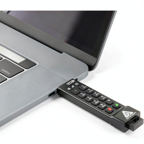 Apricorn Aegis Secure Key 3NXC 128GB USB C Encrypted Flash-3
