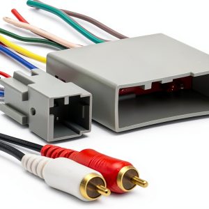 Ford Radio Harness Adapter Installation Color Coded Wires-0