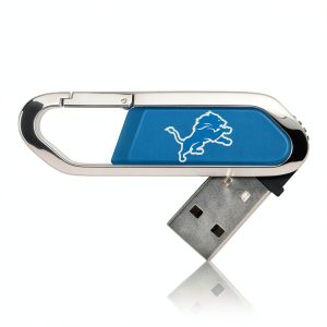Detroit Lions USB Flash Drive Keyscaper 16GB USB-C Clip-0