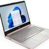 HP 14 Laptop Intel N150 4GB RAM 128GB UFS Rose Gold-13