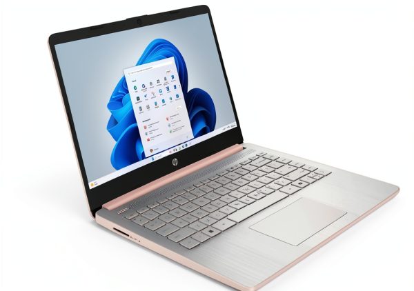 HP 14 Laptop Intel N150 4GB RAM 128GB UFS Rose Gold-13
