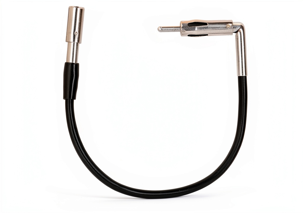 Metra antenna adapter connected to a GM vehicle radio