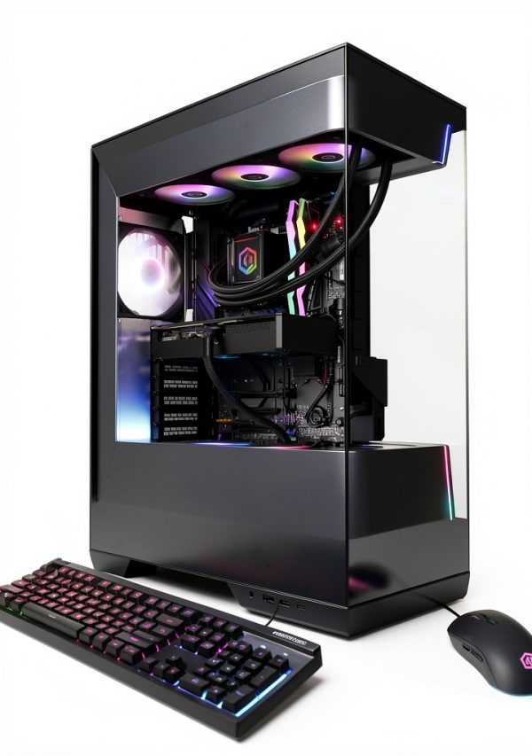 CyberPowerPC Gaming Desktop AMD Ryzen 9 RTX 5070 32GB RAM-0
