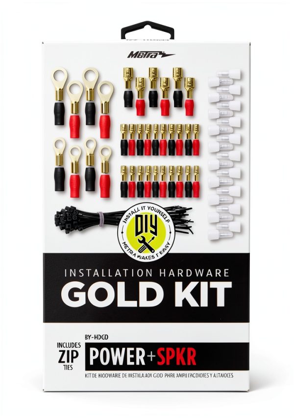 Metra Gold Hardware Kit Car Audio Installation Amplifier-6