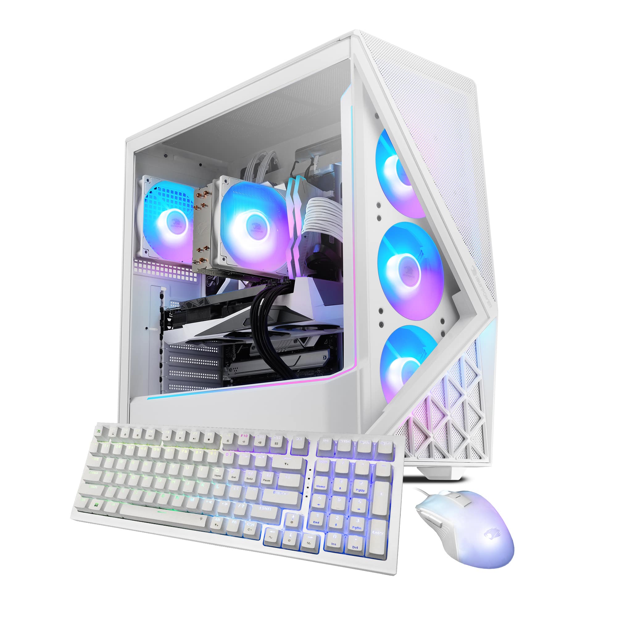 iBUYPOWER Slate Gaming Desktop PC in a modern gaming setup
