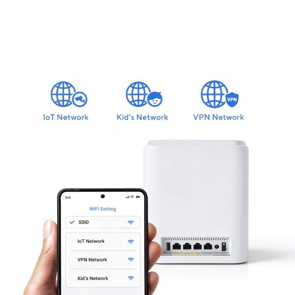 ASUS ZenWiFi BE14000 Tri Band Mesh Wi Fi 7 System-7