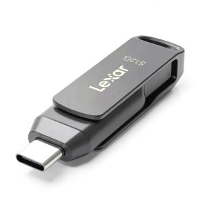 Lexar JumpDrive D400 Dual Drive USB Flash Drive Fast Secure-0