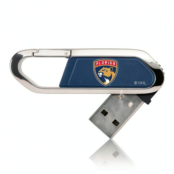 Florida Panthers USB Flash Drive Keyscaper 16GB Clip Design-0
