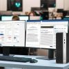 HP ProDesk 600 G3 SFF Desktop Intel i5 16GB RAM SSD-6