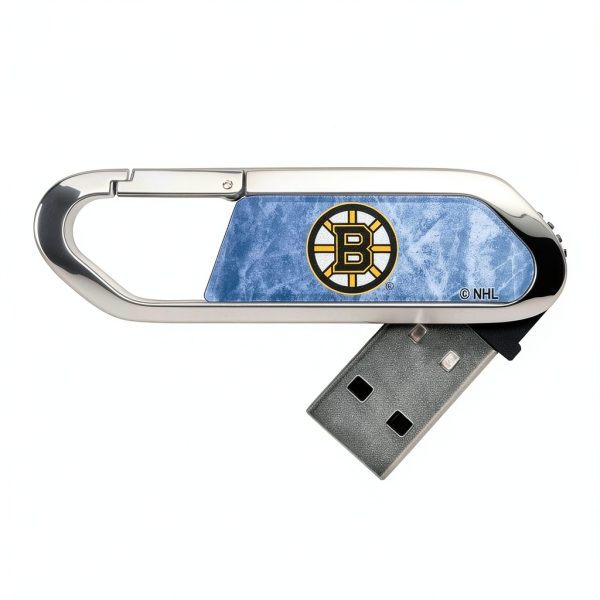 Boston Bruins USB Flash Drive Keyscaper Ice Flood Clip 16GB-0