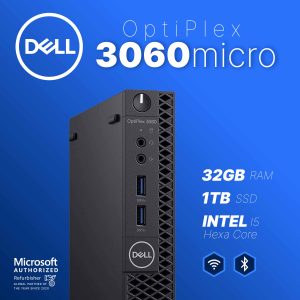 Dell Optiplex 3060 Micro Computer i5 32GB RAM 1TB SSD-0