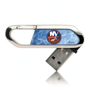 New York Islanders Ice Flood Clip USB Flash Drive-0