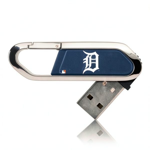 Detroit Tigers USB Flash Drive 32GB Carabiner Clip Design-0