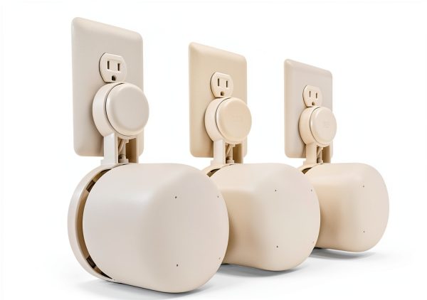 Mount Genie Wi-Fi Outlet Mounts Cord Groove Organizer-0