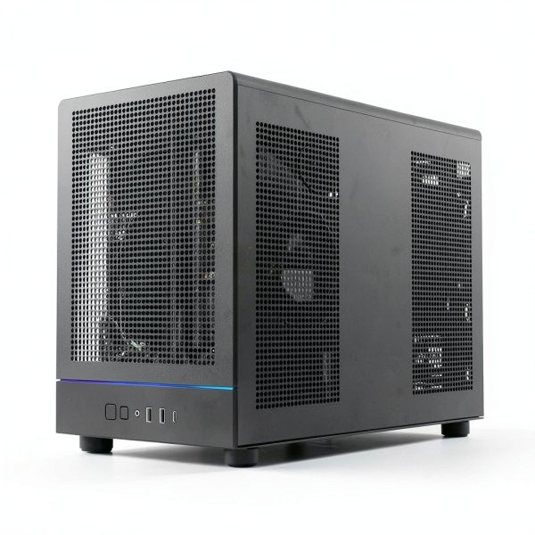 GAMDIAS ATHENA M4M mATX PC Case Mesh Front 3 Fans-1