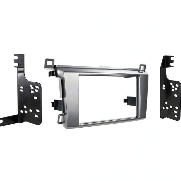 Toyota RAV4 Radio Dash Kit ABS Plastic Gray Finish-0